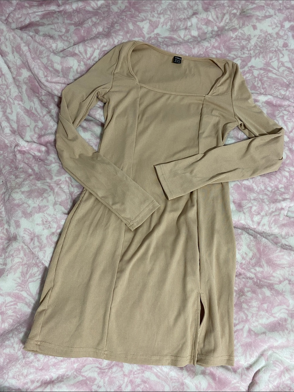 Nude Mini Dress